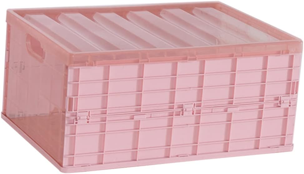 Portable Folding Storage Box Pp Plastic Case Dividers Collapsible Bin Small Box Foldable Container Home Kitchen Wardrobe Organizer